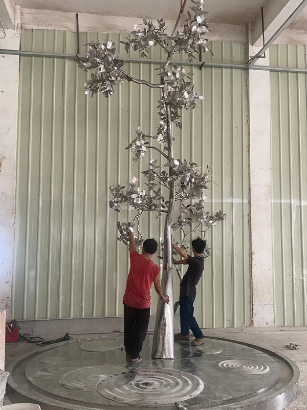 Stainless Steel Tree Sculpture